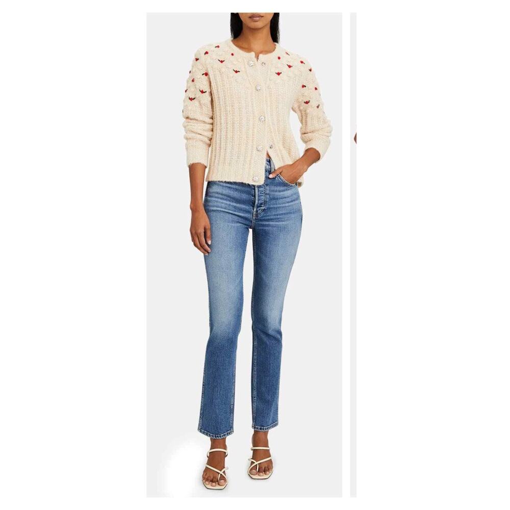NWT RE/DONE 80s Slim Straight-Leg Jeans Size 28